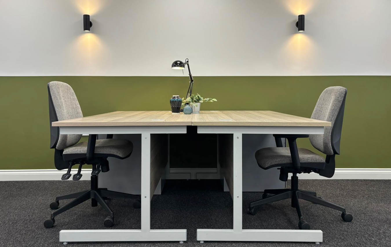 Serviced Office Working Desk Area